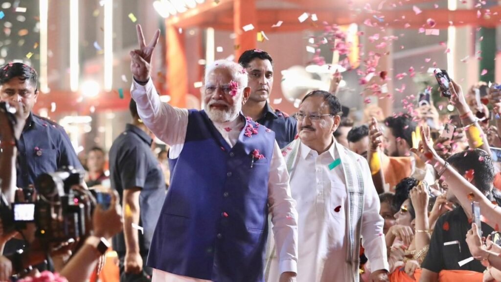 मोदी सरकार के 11 वर्ष पूरे, जेपी नड्डा की प्रेस कॉन्फ्रेंस आज, देशभर में होंगे जश्न, नारी शक्ति को पीएम मोदी ने दी विशेष श्रद्धांजलि