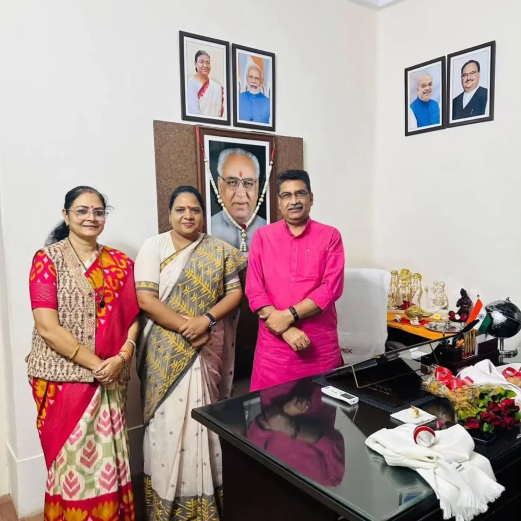 बालाघाट सांसद भारती पारधी की जबलपुर में आशीष दुबे और कविता पाटीदार से मुलाकात, महाकौशल क्षेत्र के मुद्दों पर चर्चा