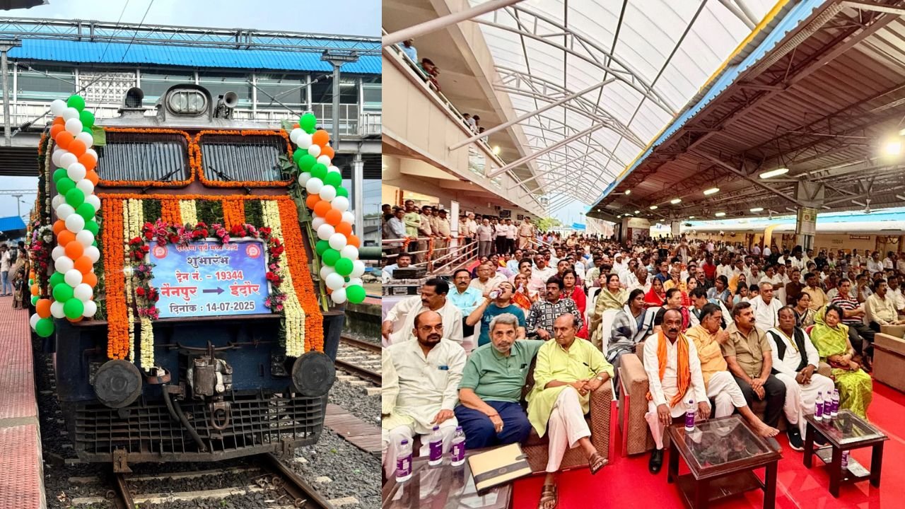 इंदौर यात्रा अब और भी आसान, नैनपुर तक पहुंची पेंचवेली एक्सप्रेस, जल्द बालाघाट तक विस्तार की तैयारी