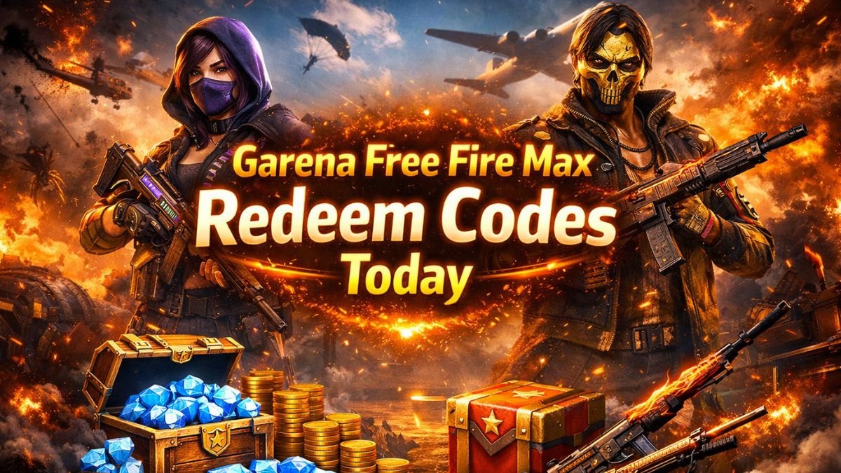 Garena Free Fire Max Redeem Codes Today: फ्री रिवॉर्ड्स से भर जाएगा आपका अकाउंट, जानिए 12 जनवरी 2026 की पूरी डिटेल