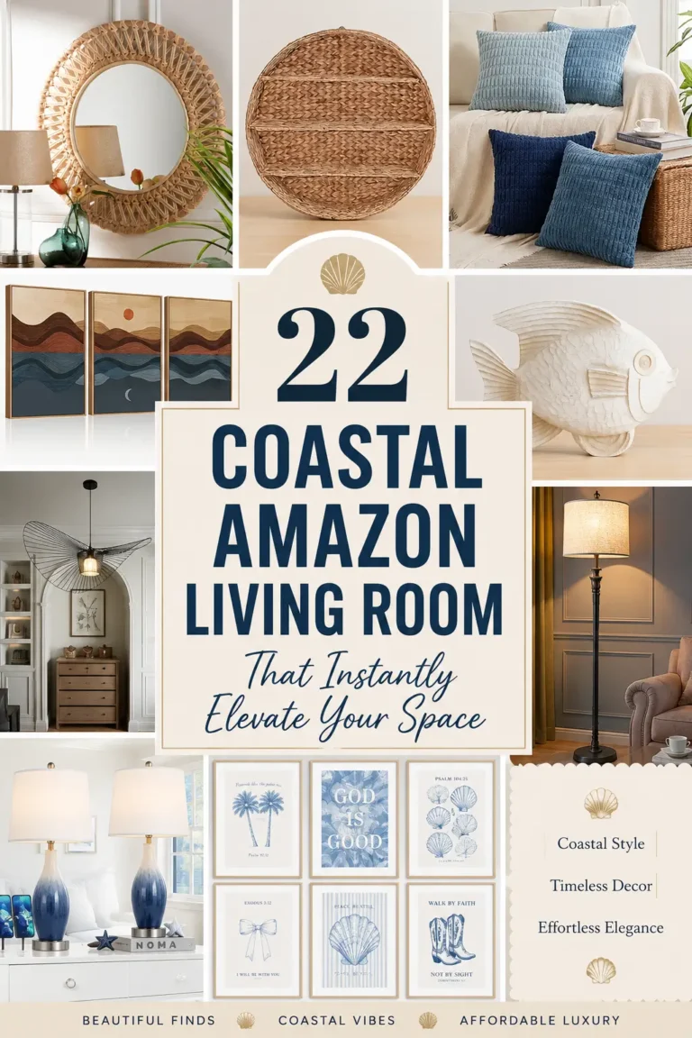 22 Coastal Amazon Living Room Essentials That Instantly Elevate Your Space