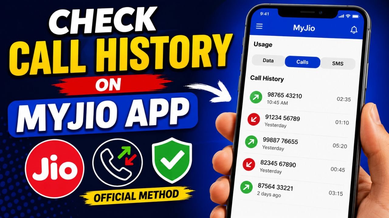 How to Check Call History on MyJio App (2026 Guide)