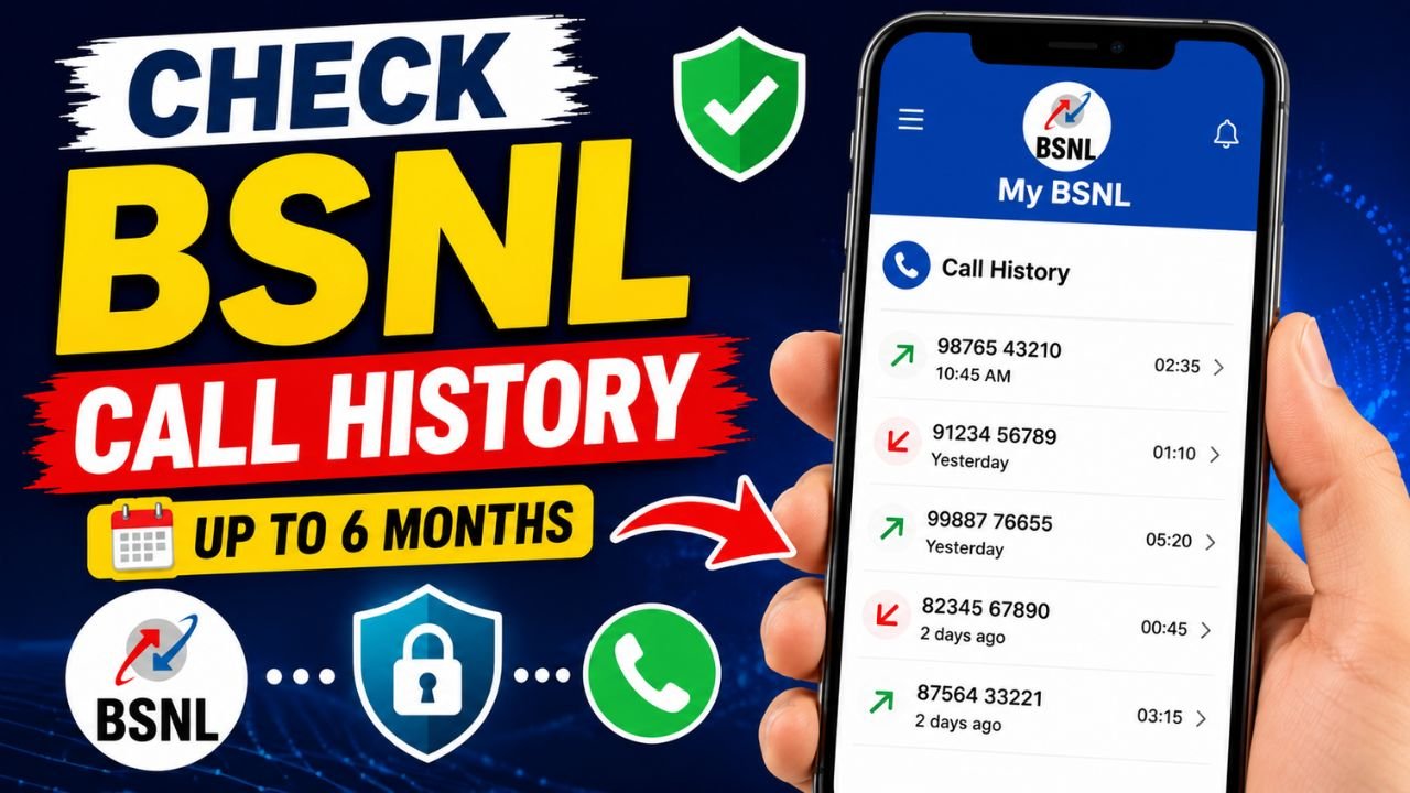 How to Check BSNL Call History Online (Official & Safe Methods)