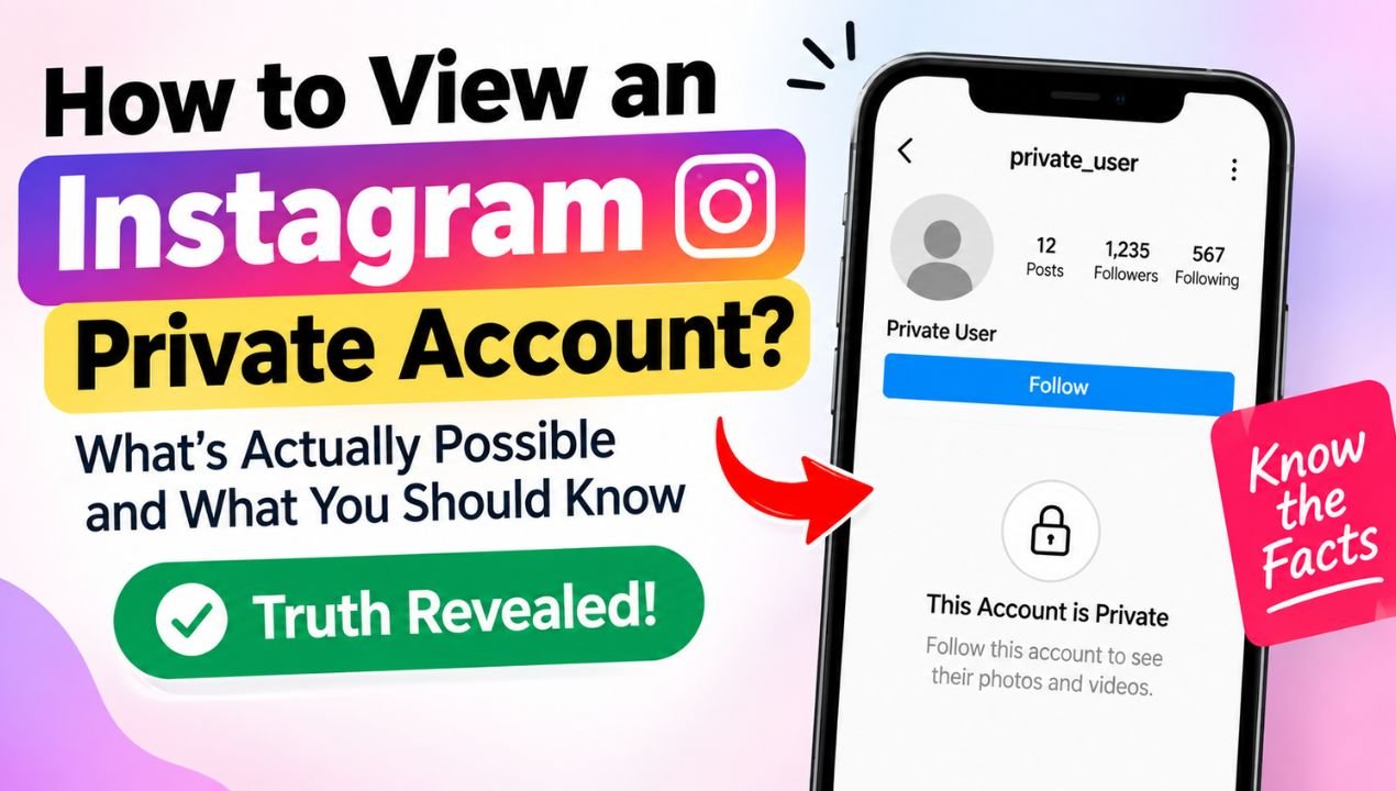 How to View an Instagram Private Account? What’s Actually Possible and What You Should Avoid