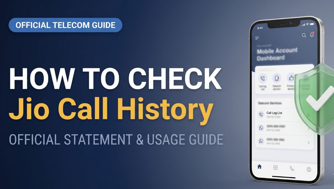 How to Check Jio Call History Online: Official Guide to View Statement via MyJio App