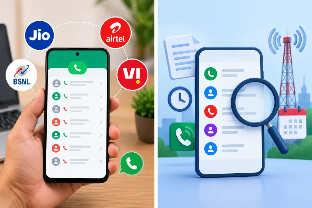 Online Call History Without OTP: How to Check Airtel, Jio, Vi and BSNL Call Records Safely