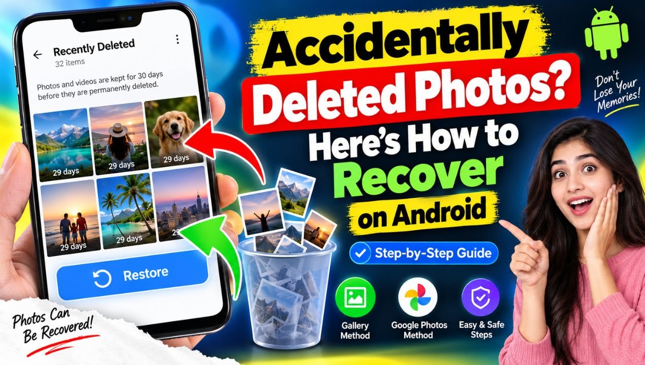 How to Recover Deleted Photos from an Android Phone : Step-by-Step Guide