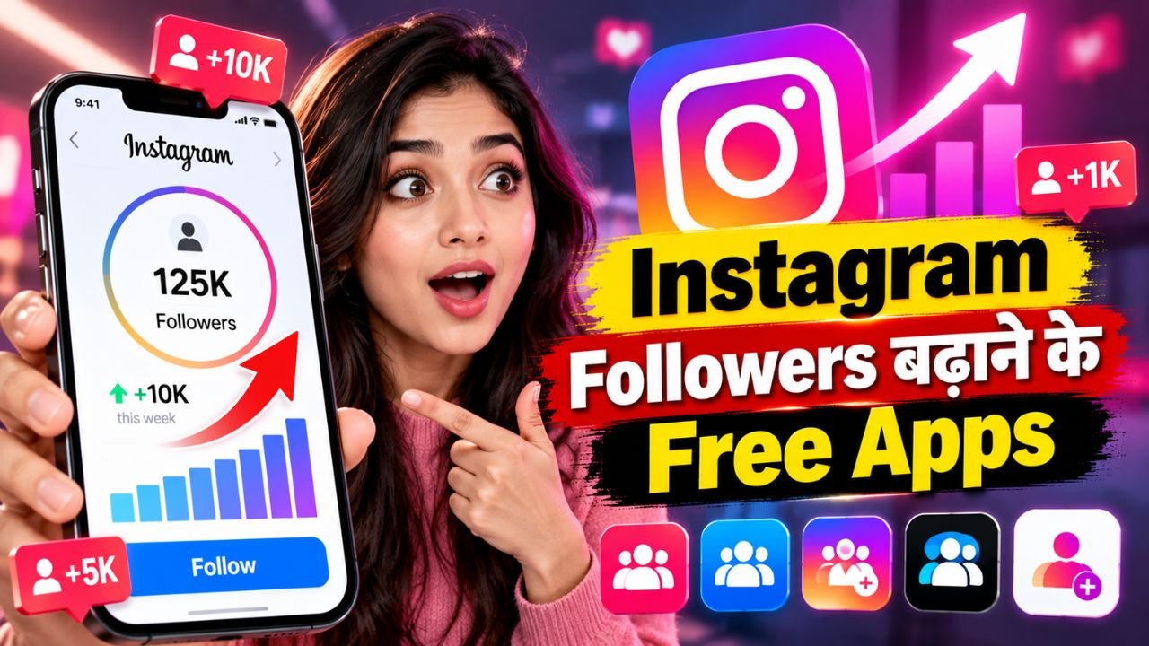 Instagram Followers बढ़ाने के Free Apps: बिना पैसा खर्च किए पाएं असली और एक्टिव फॉलोअर्स, जानें टॉप 5 टूल्स